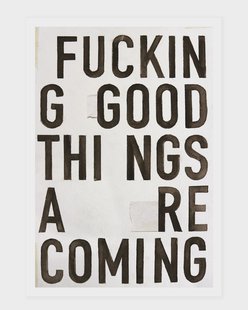 My Deer Art Shop - kaart + envelop Good Things - zwart