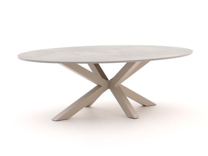 Bellagio Induno Ellips dining tuintafel 200x110cm - Laagste prijsgarantie!