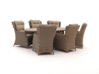 Intenso Milano/ROUGH-Y 240cm dining tuinset 7-delig - Laagste prijsgarantie!