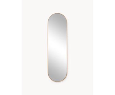 Ovale passpiegel Avery met eikenhouten lijst