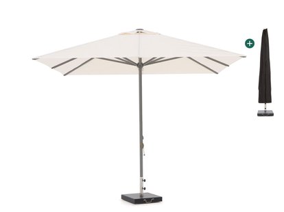 Shadowline Cuba parasol 350x350cm - Laagste prijsgarantie!