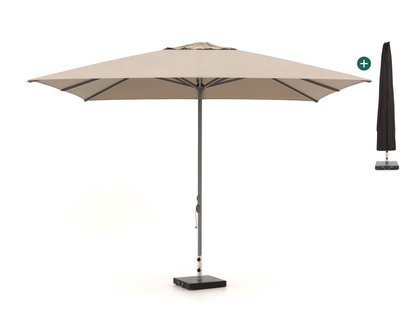 Shadowline Cuba parasol 350x350cm - Laagste prijsgarantie!