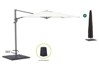 Shadowline Francisco zweefparasol 260x260cm - Laagste prijsgarantie!