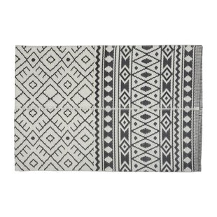 Buitenkleed etnic - zwart/wit - 200x300 cm Buitenkleed etnic - zwart/wit - 200x300 cm