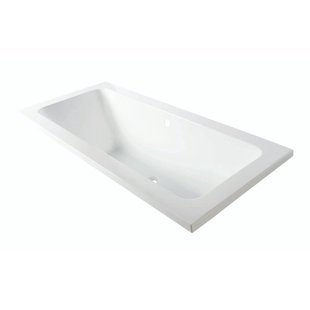 Inbouw Bad Luca Sanitair Primo Acryl 169x74x45 cm Zonder Afvoerset incl. Stelpoten Glans Wit