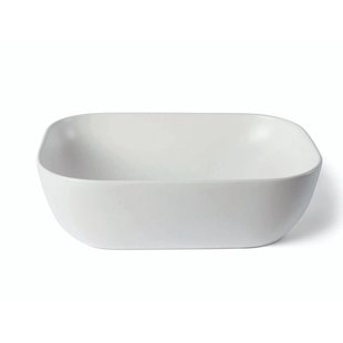 Waskom Luca Sanitair Ceramics Rechthoekig 45,5x45,5x13,5 Keramiek Mat Wit