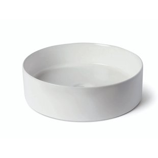 Waskom Luca Sanitair Ceramics Rond 39,4x39,4x11,5 Keramiek Glans Wit