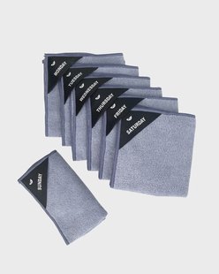 Klud - vaatdoekjes - set van 7 - blauw