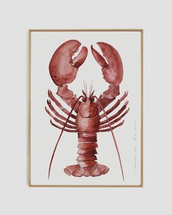 My Deer Art Shop - art print Lobster - zonder lijst - 14.8 x 21 cm