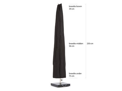 Shadowline Push-up parasol 250x200cm - Laagste prijsgarantie!