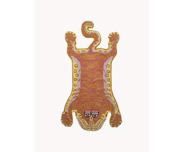 Handgetuft wollen vloerkleed Tigress