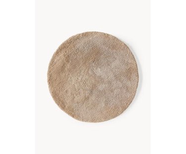 Rond hoogpolig vloerkleed Leighton