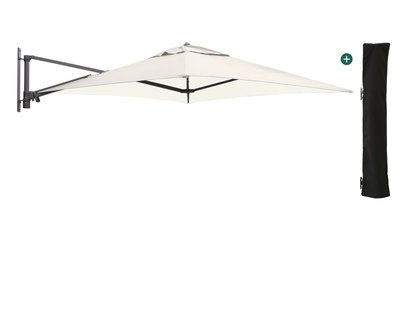Shadowline muurparasol 200x200cm - Laagste prijsgarantie!