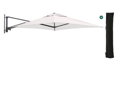 Shadowline muurparasol 200x200cm - Laagste prijsgarantie!