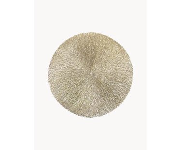 Ronde placemats Linda, 6 stuks