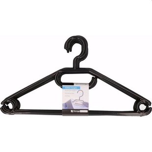 Kleerhangers Set 8 Stuks Zwart