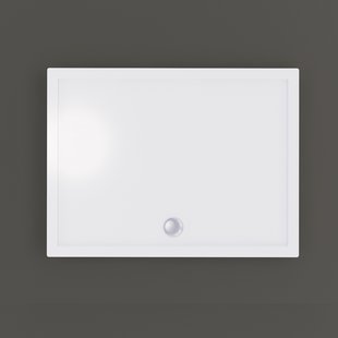 Douchebak BWS Nua Rechthoek Acryl 70x80 cm Wit Inclusief Plint