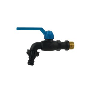 Buitenkraan Wiesbaden Riko Vorstbestendig 1/2 Zwart