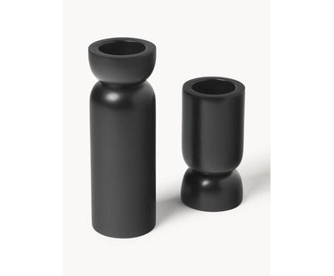 Waxinelichthouders Matti van mangohout, set van 2