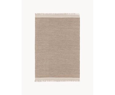 Handgeweven wollen vloerkleed Kim