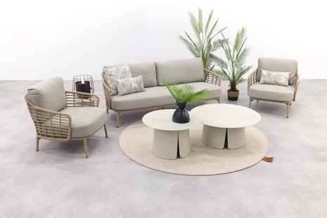 4 Seasons Como/Velora stoel-bank loungeset - 5-delig 4 Seasons Como/Velora stoel-bank loungeset - 5-delig