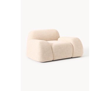 Loungefauteuil Wolke van boucl&eacute;