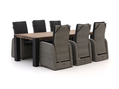 Intenso Umbria/ROUGH-X 240cm dining tuinset 7-delig verstelbaar - Laagste prijsgarantie!