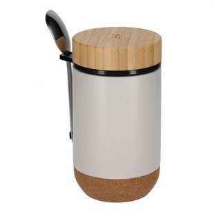Thermo Beker Met Lepel Jake Steengrijs Thermo Beker Met Lepel Jake Steengrijs
