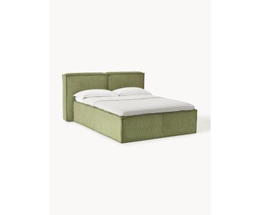 Corduroy boxspring bed Lennon