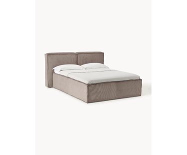 Corduroy boxspring bed Lennon