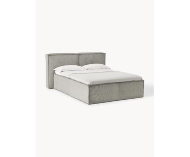 Corduroy boxspring bed Lennon