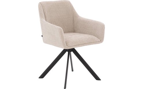 Goossens Eetkamerstoel Ysmay, Met armleuning