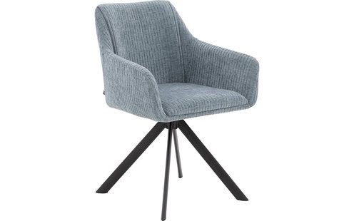 Goossens Eetkamerstoel Ysmay, Met armleuning