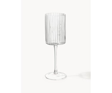 Mondgeblazen wijnglazen Aleo, 4 stuks