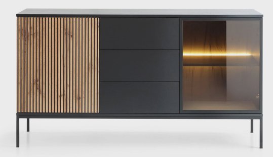 Ladekast Tiana 2-deurs met verlichting | NADUVI Collection