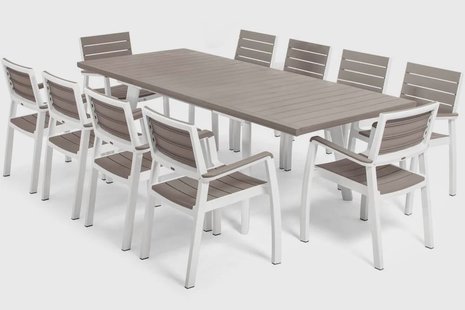 Tuinset Hanna 10 stoelen | NADUVI Collection