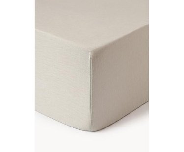 Boxspring hoeslaken Airy, gewaschenes linnen