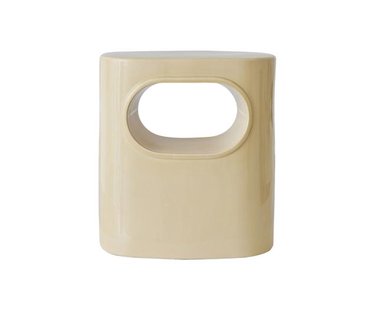 Ovale bijzettafel Space