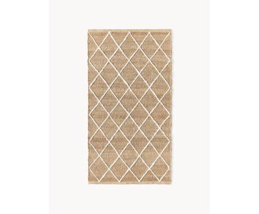 Handgemaakt jute vloerkleed Kunu