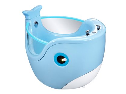 Baby Whale Spa - Blue & White
