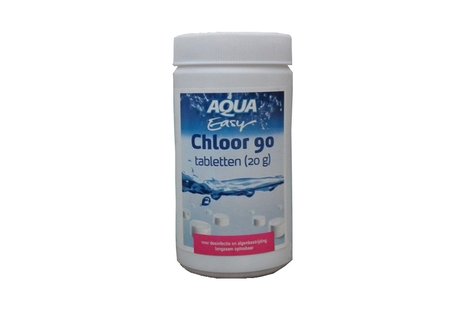 Aqua Easy | Chloor 90/20 Tabletten | Pot 1 kilo