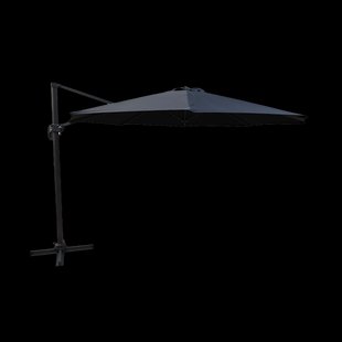 Brandon zweefparasol zwart - Ø3,5 m