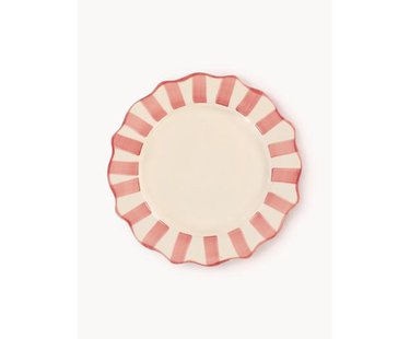 Handgemaakte dinerbord Scalloped
