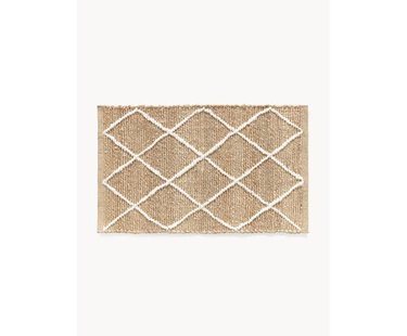 Handgemaakte jute deurmat Kunu