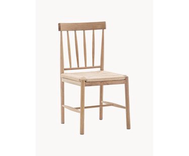 Handgemaakte eikenhouten stoelen Eton, 2 stuks