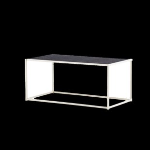 Magnus metalen tuin salontafel grijs - 110 x 60 cm