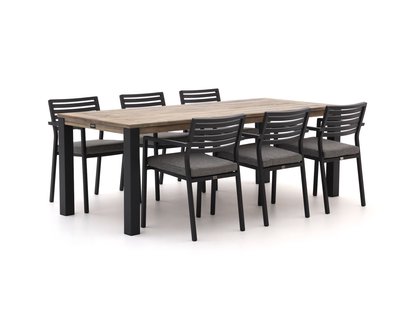 Bellagio Rumo/ROUGH-S 220cm dining tuinset 7-delig stapelbaar - Laagste prijsgarantie! Bellagio Rumo/ROUGH-S 220cm dining tuinset 7-delig stapelbaar - Laagste prijsgarantie!