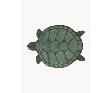 Badmat Lazy van biokatoen in schildpadvorm