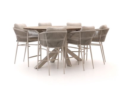 Bellagio Mineo/ROUGH-Y Ellips 240cm barset 7-delig - Laagste prijsgarantie!