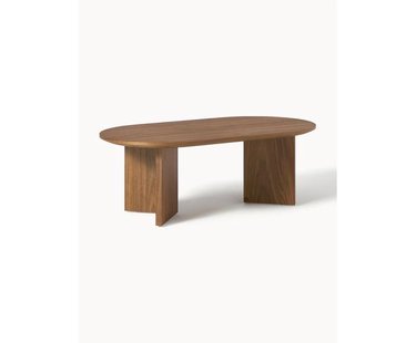 Ovale houten salontafel Toni